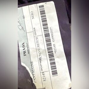 New Prada Black Dress Pants 40